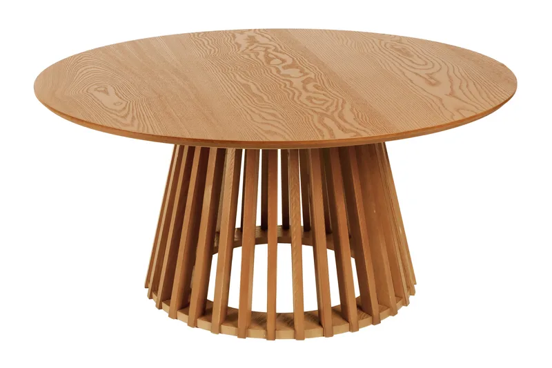Peyra Soffbord Runt 86 cm Fanér, Ek