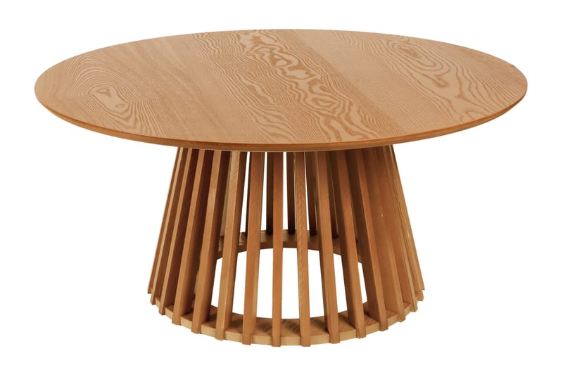 Peyra Soffbord Satsbord Runt 86/60 cm Fanér - Ek - Products - Möbler - Bord & matgrupp - Soffbord