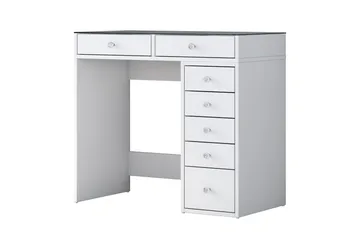 Ramender Sminkbord 90 cm - Glasskiva - Products - Möbler - Bord & matgrupp - Sminkbord & toalettbord