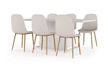 Beige - Vit