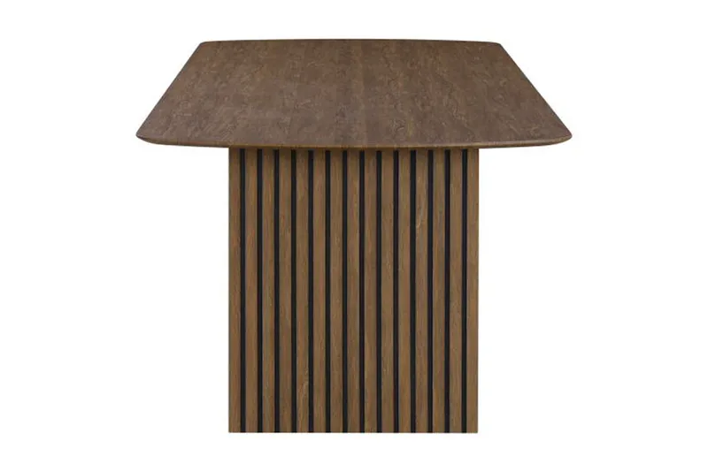 Richeto Matbord Rökt Ek 180 cm - Brun / Ribbad - Products - Möbler - Bord & matgrupp - Matbord & köksbord