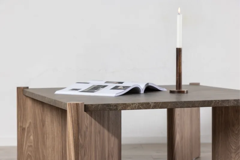 Rogaland Soffbord 100x100 cm - Brun - Products - Möbler - Bord & matgrupp - Soffbord