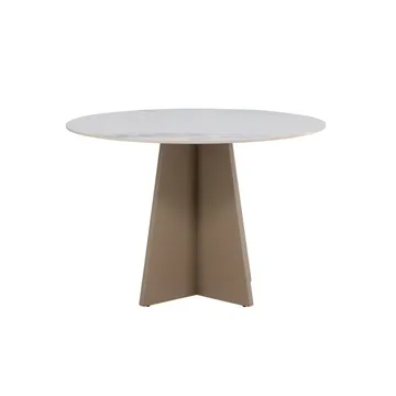 Runt matbord Bootcut - Beige - Products - Möbler - Bord & matgrupp - Matbord & köksbord