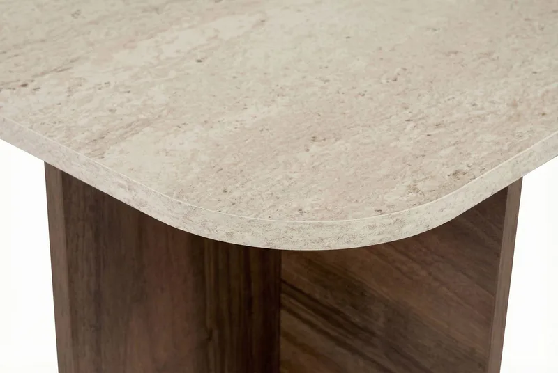 Salrin Soffbord 120x41x60 cm - Travertin, Venezia-valnöt - Products - Möbler - Bord & matgrupp - Soffbord