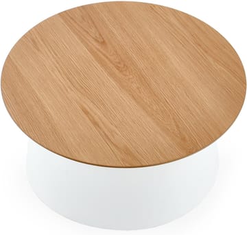 Saranda soffbord Ø69 cm - Vit - Vit - Products - Möbler - Bord & matgrupp - Soffbord