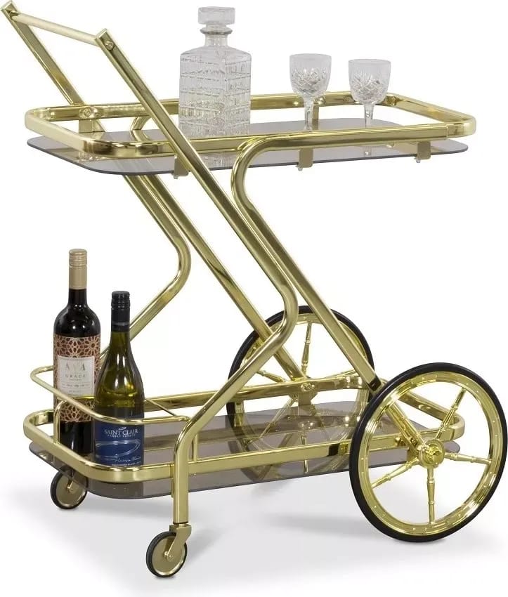 Barvagn i mässing - Winchester, mässing