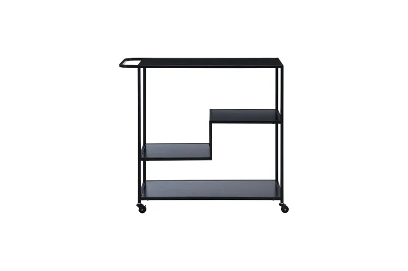 Hermes Rullvagn 86cm - Svart - Products - Möbler - Bord & matgrupp - Serveringsvagn & serveringsbord - Rullvagn, rullbord & serveringsbord