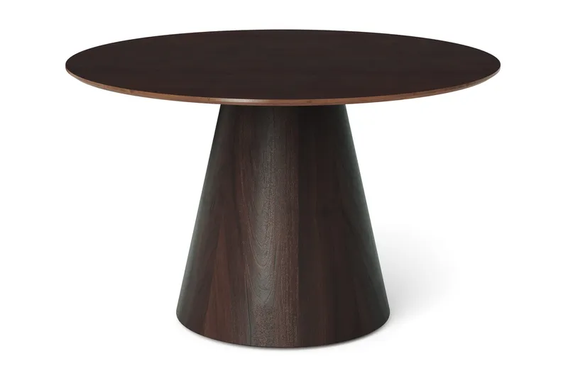 Siena Matbord Runt 130cm Fanér - Mörkbrun Rökt ek - Products - Möbler - Bord & matgrupp - Matbord & köksbord