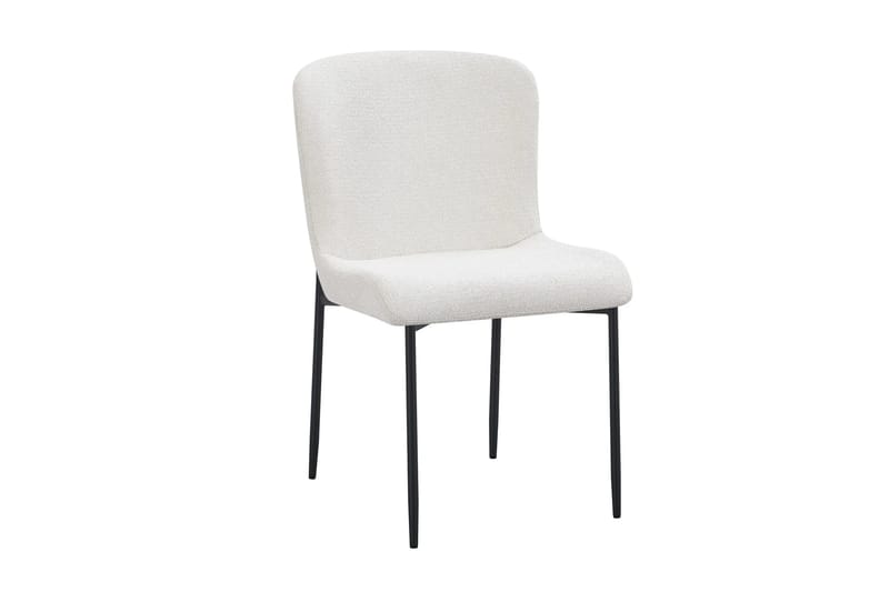 Siena Matgrupp runt 110 cm Rökt Ek med 4 Elsie Matstolar - Rökt ek/Vit - Products - Möbler - Bord & matgrupp - Matgrupp