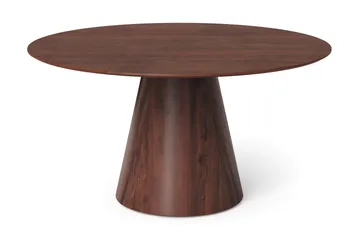 Siena Stort Matbord Runt 150cm Fanér - Valnöt - Products - Möbler - Bord & matgrupp - Matbord & köksbord