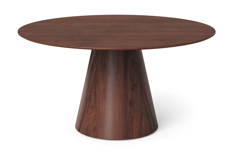 Siena Stort Matbord Runt 150cm Fanér - Valnöt - Products - Möbler - Bord & matgrupp - Matbord & köksbord
