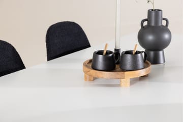 Silar Matgrupp 180 cm Rektangulär med 6 Polar stolar - Vit/Svart - Products - Möbler - Bord & matgrupp - Matgrupp