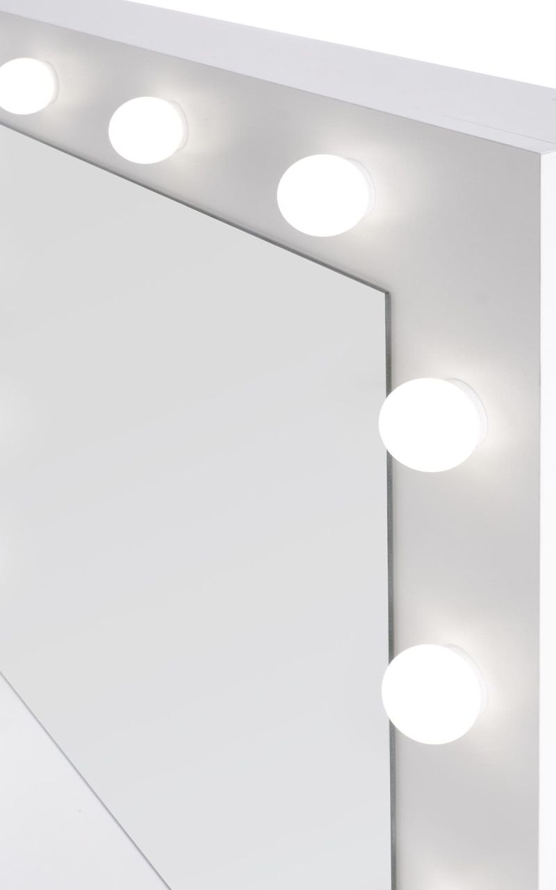 Facada vitt sminkbord med belysning 94 x 43 cm - Vit - Products - Möbler - Bord & matgrupp - Sminkbord & toalettbord