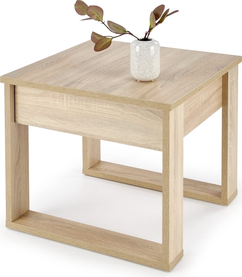 Soffbord 60 x 60 cm Ek - Nea, Sonoma ek
