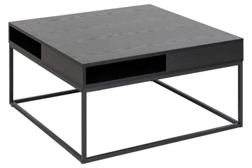 Elmorral Soffbord 80x80 cm - Svart - Products - Möbler - Bord & matgrupp - Soffbord - Soffbord med förvaring