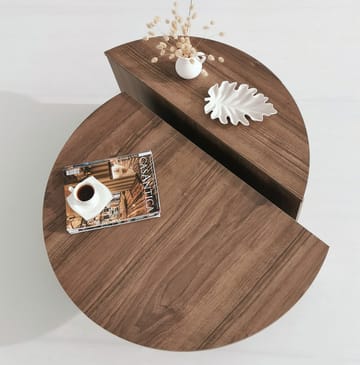 Soffbord i Valnöt 90 x 90 cm - Podium - Valnöt imitation - Products - Möbler - Bord & matgrupp - Soffbord