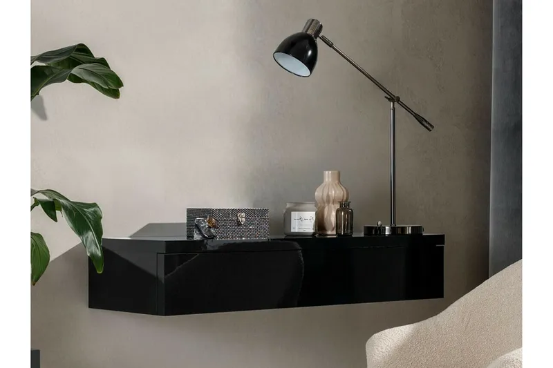 Staffin Sminkbord 100x38 cm - Svart - Products - Möbler - Bord & matgrupp - Sminkbord & toalettbord