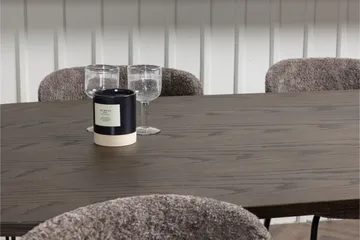 Stone Matgrupp 220 cm Oval med 4 Modesto stolar - Mörkgrå - Products - Möbler - Bord & matgrupp - Matgrupp