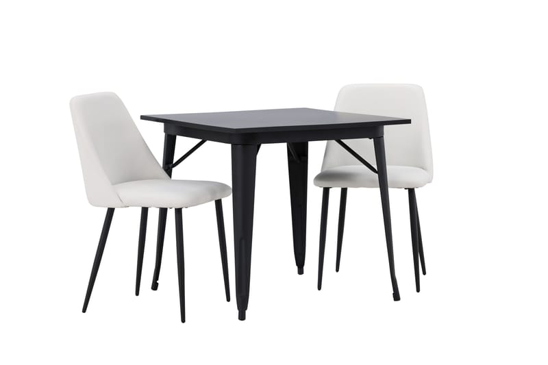 Tempe Matgrupp 80 cm Rektangulär med 2 Night stolar - Svart - Products - Möbler - Bord & matgrupp - Matgrupp