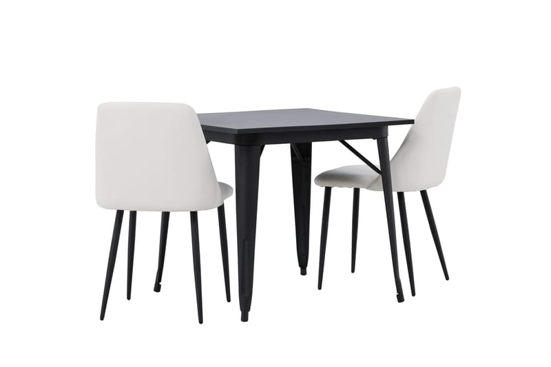 Tempe Matgrupp 80 cm Rektangulär med 2 Night stolar - Svart - Products - Möbler - Bord & matgrupp - Matgrupp