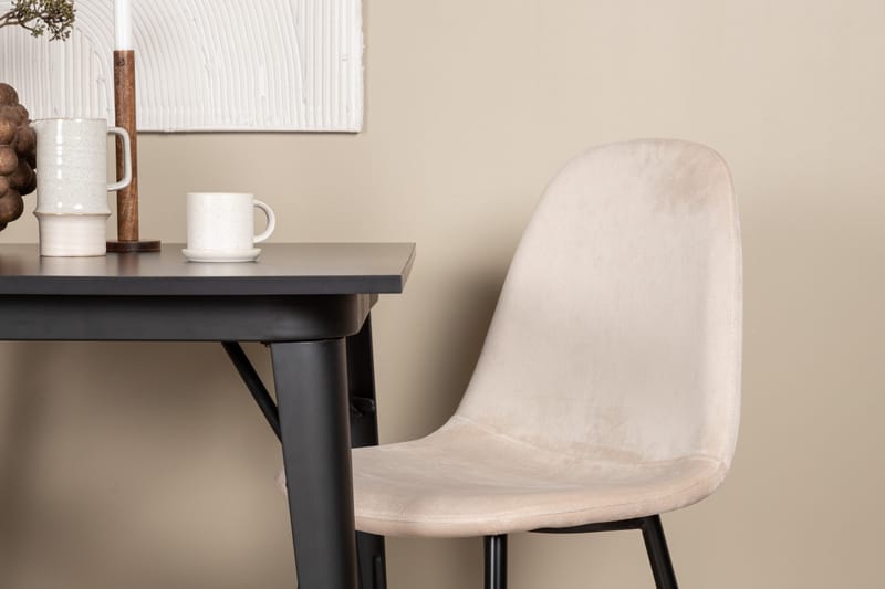 Tempe Matgrupp 80 cm Rektangulär med 2 Polar stolar - Beige - Products - Möbler - Bord & matgrupp - Matgrupp