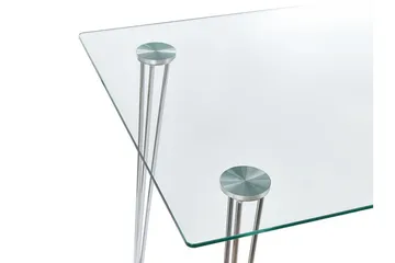 Tullne Matbord 70x120 cm - transparent/Silver - Products - Möbler - Bord & matgrupp - Matbord & köksbord