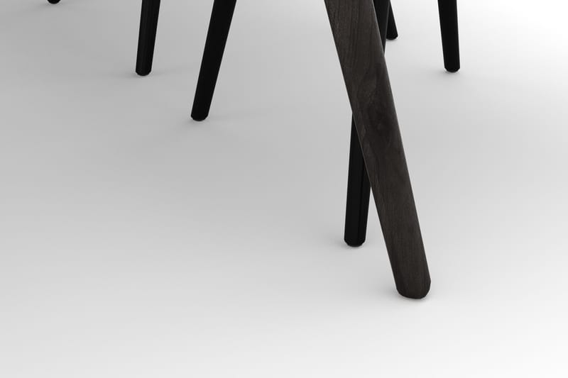 Tyrö Matgrupp med 6 st Tyrö Karmstolar - Smoked Oak/Black - Products - Möbler - Bord & matgrupp - Matgrupp