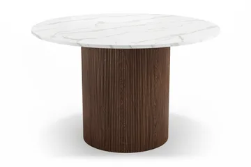 Uppveda Matbord 120 cm Rund, Brun