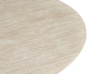 Uppveda Matbord Runt 120 cm Travertin utseende - Beige - Products - Möbler - Bord & matgrupp - Matbord & köksbord