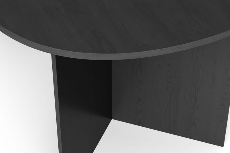 Vera Matbord Oval 180x100 cm Fanér - Svart - Products - Möbler - Bord & matgrupp - Matbord & köksbord