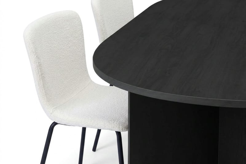 Vera Matgrupp rektangulärt 180 cm Svart med 6 Katy Matstolar - Svart - Products - Möbler - Bord & matgrupp - Matgrupp