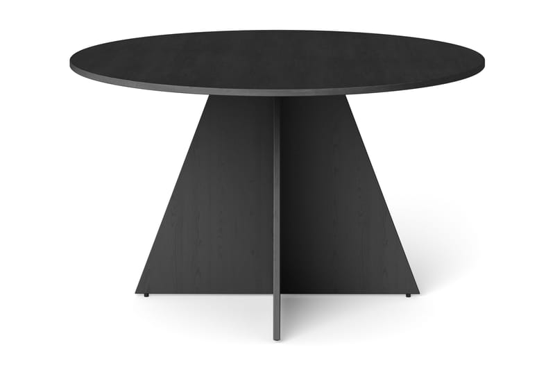 Vera Runt Matbord ø130 cm Fanér - Svart - Products - Möbler - Bord & matgrupp - Matbord & köksbord