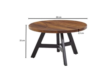 Wilhem Soffbord 60 cm Rund - Natur - Products - Möbler - Bord & matgrupp - Soffbord