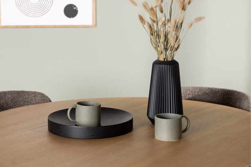 Yakidon Matgrupp 120 cm Rund med 4 Modesto stolar - Brun - Products - Möbler - Bord & matgrupp - Matgrupp