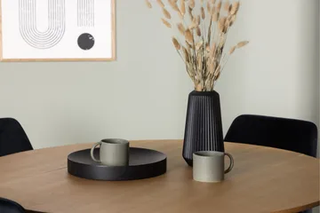 Yakidon Matgrupp 120 cm Rund med 4 Night stolar - Svart - Products - Möbler - Bord & matgrupp - Matgrupp