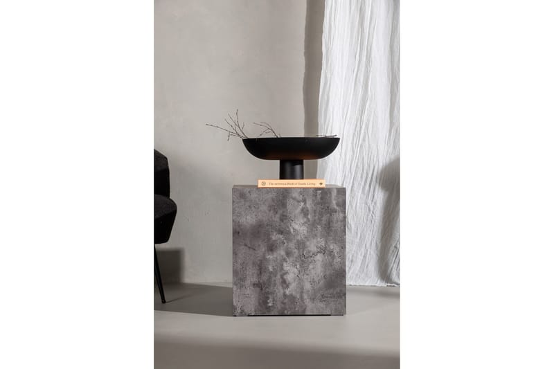 York High Travertin Soffbord 40 cm - Mörkgrå - Products - Möbler - Bord & matgrupp - Soffbord