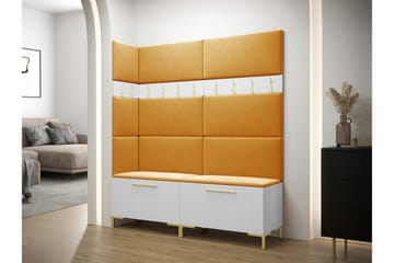 Dunvegan Hallmöbelset 168x46 cm White - Products - Möbler - Hallmöbler - Möbelset för hall & entre