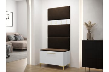 Dunvegan Hallmöbelset 84x46 cm - Vit - Products - Möbler - Hallmöbler - Möbelset för hall & entre