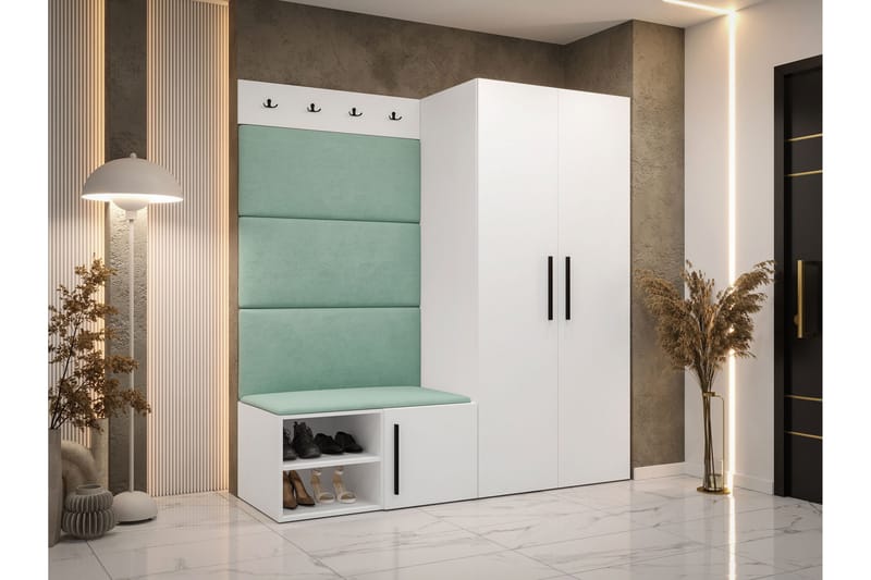 Farosa Hallmöbelset - Vit - Products - Möbler - Hallmöbler - Möbelset för hall & entre