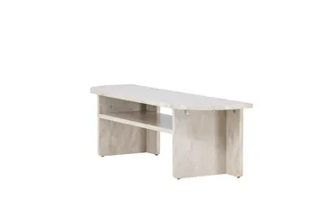 Ålesund Travertin Tv-bänk 140x40 cm - Beige - Products - Möbler - TV- & Mediamöbler - TV bänk & mediabänk