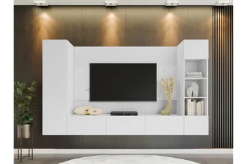 Bernice Tv-skåp 260x38 cm - Vit - Products - Möbler - TV- & Mediamöbler - TV-möbelset