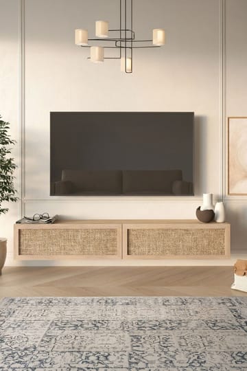 Canto TV-bänk 180x29,6x29,8 cm - Ek - Products - Möbler - TV- & Mediamöbler - TV bänk & mediabänk