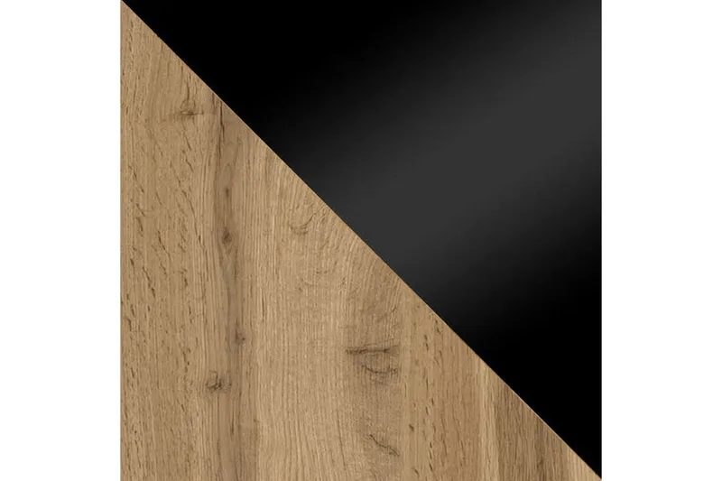 Cuguen Tv-skåp 180 cm Vit LED - Natur/Svart - Products - Möbler - TV- & Mediamöbler - TV bänk & mediabänk