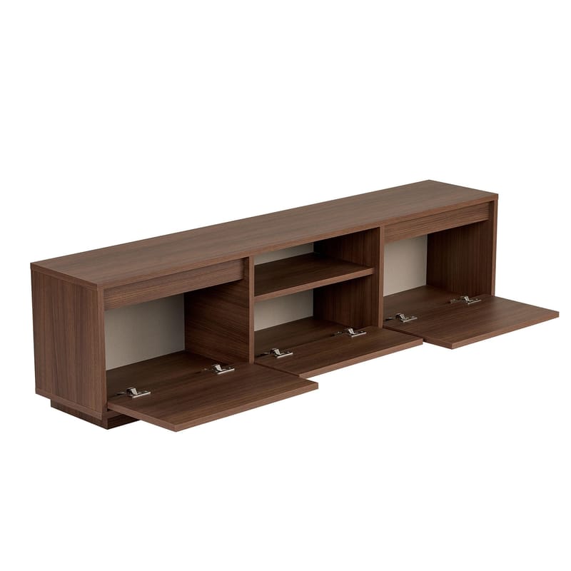 Domar Tv-bänk med Förvaring 160 cm - Valnöt - Products - Möbler - TV- & Mediamöbler - TV bänk & mediabänk