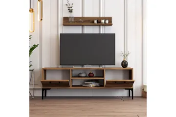 Holter Tv-bänk 140 cm - Valnöt - Products - Möbler - TV- & Mediamöbler - TV bänk & mediabänk