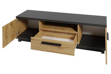 Ingram TV-bänk 40x135 cm - Ek/Svart - Products - Möbler - TV- & Mediamöbler - TV bänk & mediabänk