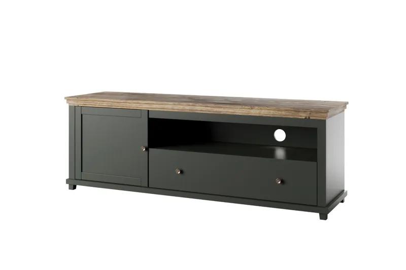 Ivreri Tv-bänk 181 cm, Khaki/Natur