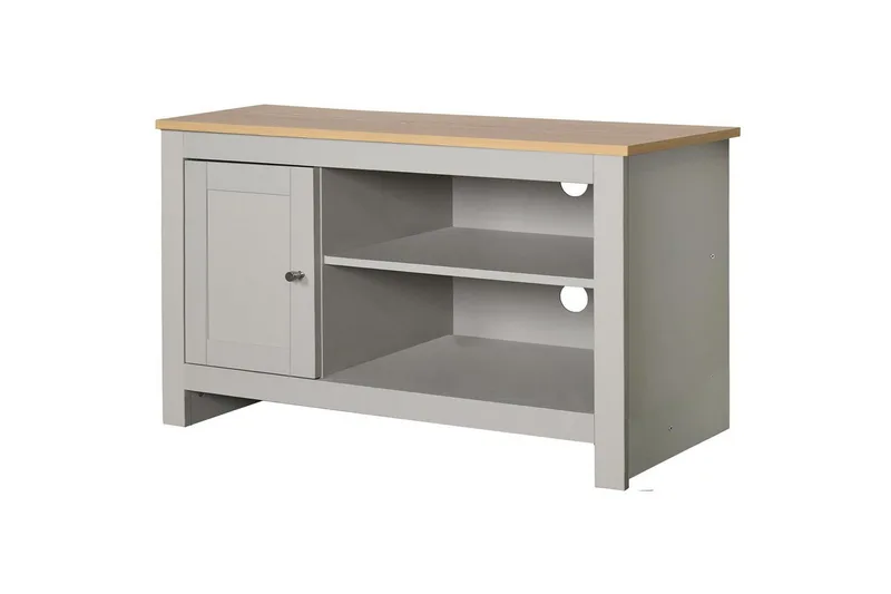 Lowboard Emerald 95x39x58 cm, Natur/Grå, 95x39x58 cm, Natur/Grå