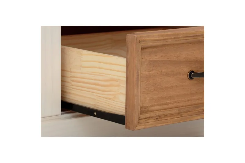 Lowboard Selma Vit/Fläck/Vax - Vit/Fläck/Vax - Products - Möbler - TV- & Mediamöbler - TV bänk & mediab änk