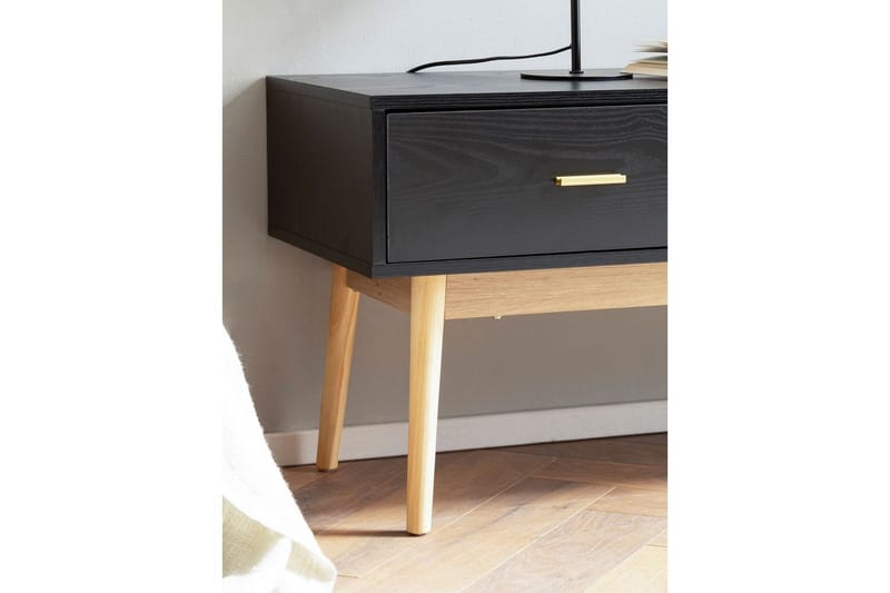 Lowboard Wohnling Ek folierad 2 lådor modern med förvaring modern - Products - Möbler - TV- & Mediamöbler - TV-skåp